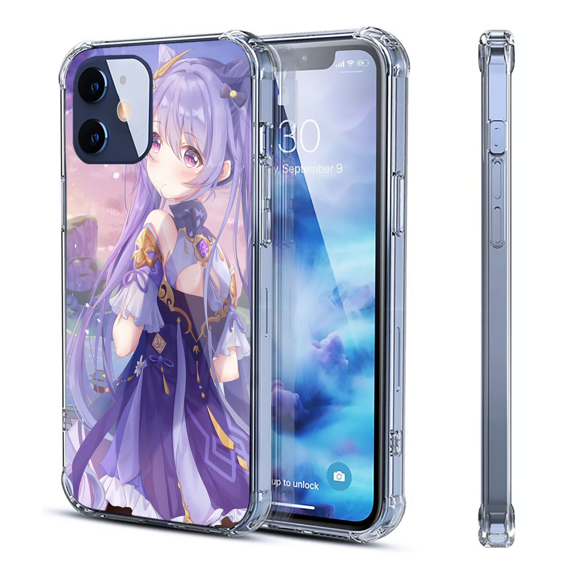 げんし神 genshin 【iPhone 12シリーズ対応】透明スマホケース（クリアソフトケース）